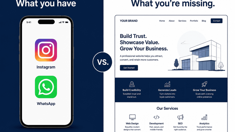 Why Your Business Needs a Real Website in 2026